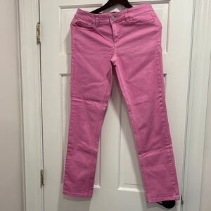 White House Black Market Pink Ankle Pants